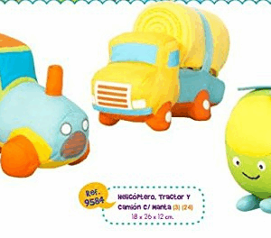 Vehiculos blanditos con manta beatriz