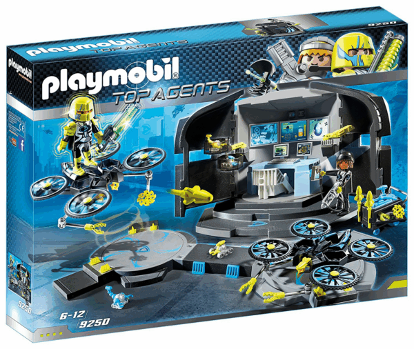 Centro de mando del dr. drone playmobil 9250