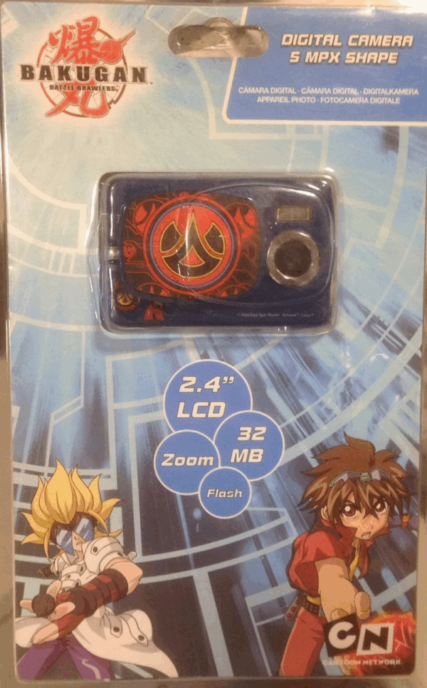 Bakugan camara digital 5 mpx shape ingo