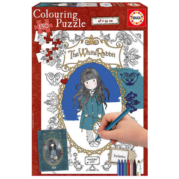 Puzzle gorjuss 150 the white rabbit educa