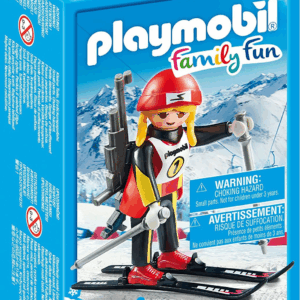 Atleta esquiadora femenina playmobil 9287