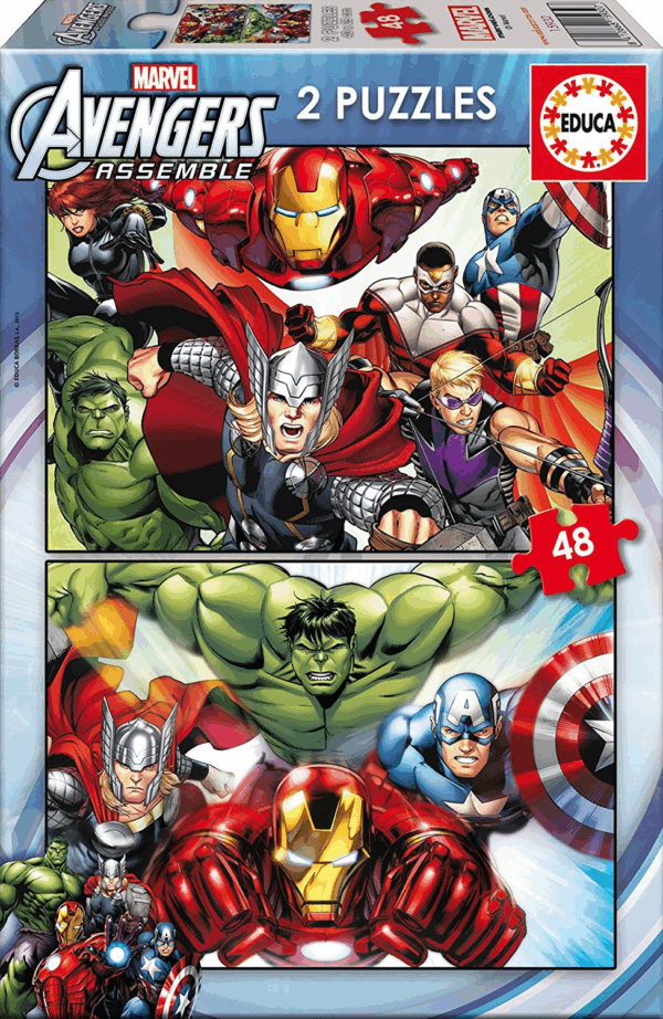 Puzzle avengers 2x48 educa
