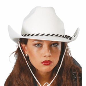 Sombrero dallas adulto vaquero en blanco import