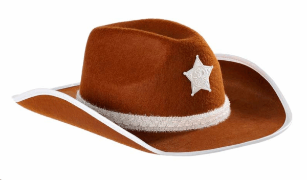 Sombrero cow boy vaquero marron adulto import