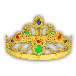 Corona de reina dorada o plateada import