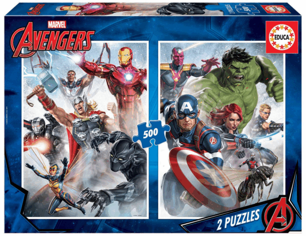 Puzzle 500x2 avengers