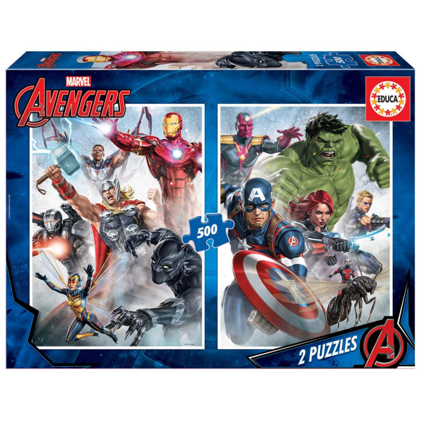 Puzzle 500x2 avengers