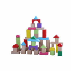 Arquitectura madera wooden blocks bote 50 pz