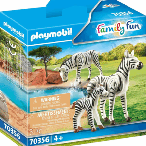 Cebras con bebe family fun playmobil 70356