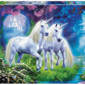 Puzzle 500 unicornios en el bosque educa
