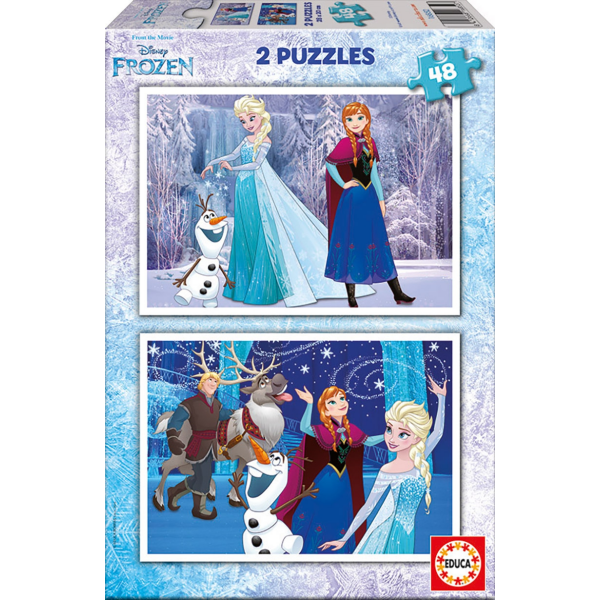 Frozen puzzle 48x2 educa