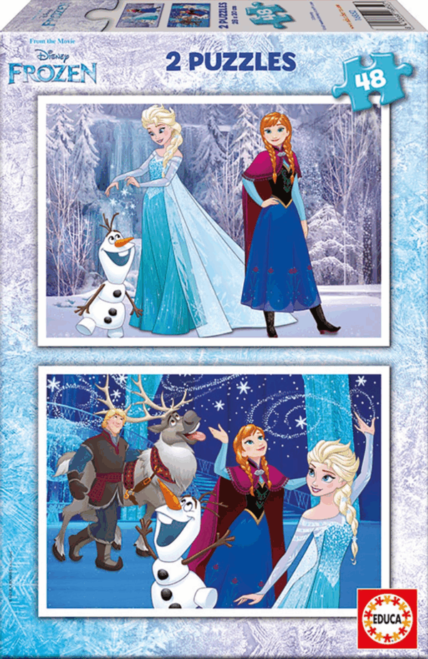 Frozen puzzle 48x2 educa