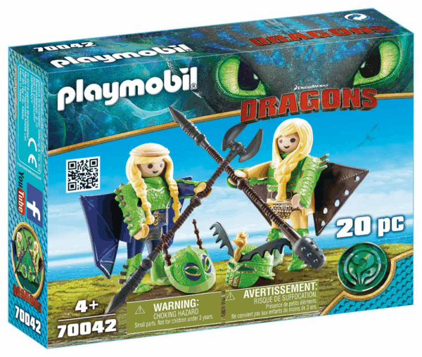 Chusco y brusca con traje volador playmobil 70042