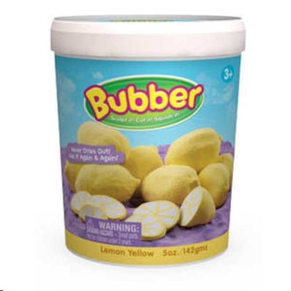 Bote bubber color amarillo 142 gramos