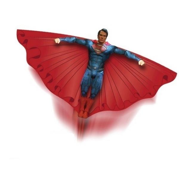 Superman flying glider badai