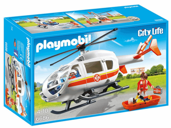 Helicoptero medico de emergencia Playmobil 6686
