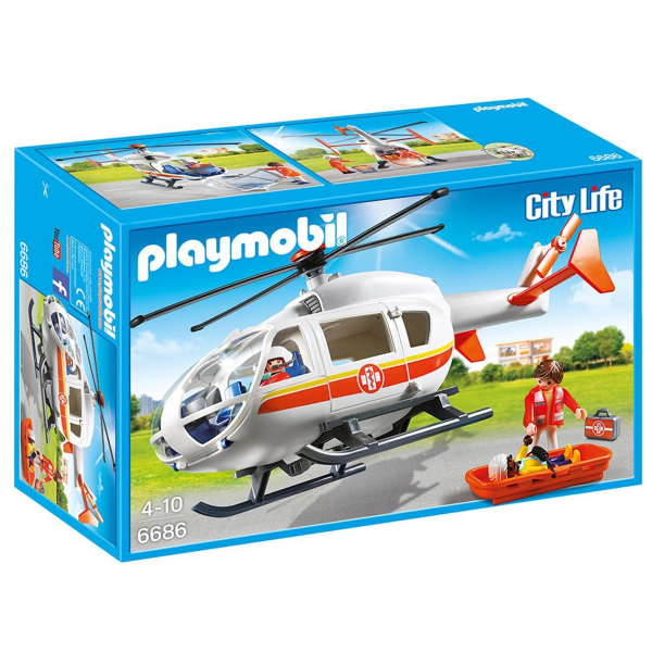 Helicoptero medico de emergencia Playmobil 6686