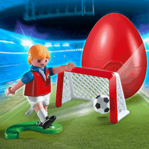 Jugador de futbol con porteria playmobil 4947