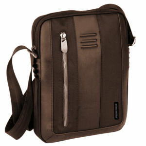 Bolso porta tablet marron perona
