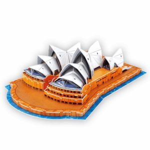Puzzle 3d opera sydney 58 pcs cubicfun import