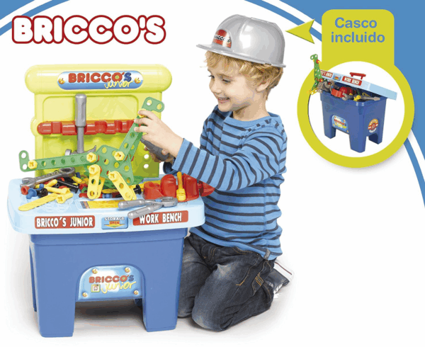Brico's banco de herramientas c/casco chicos