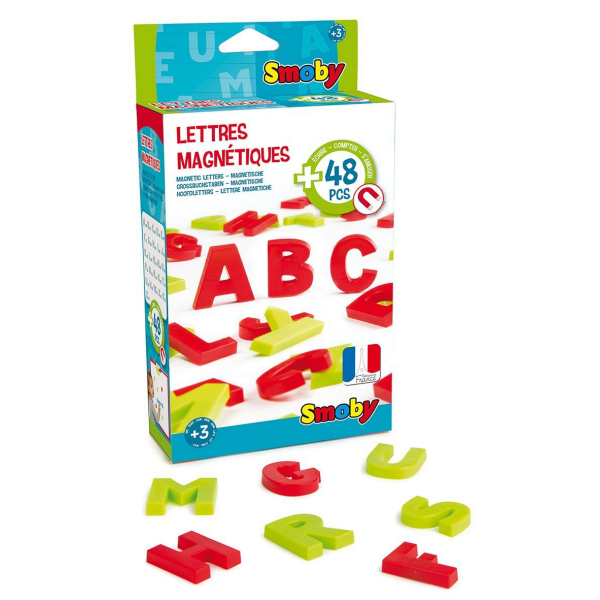 Letras mayusculas magneticas 48 pz smoby