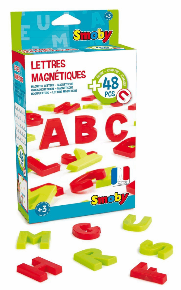 Letras mayusculas magneticas 48 pz smoby