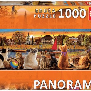 Puzzle 1000 gatos en el embarcadero