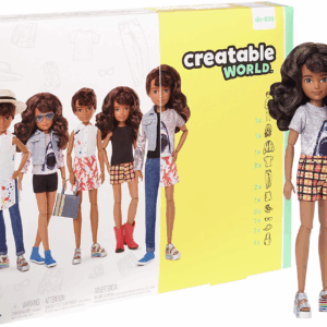 Creatable world castaño con rizos ggt68