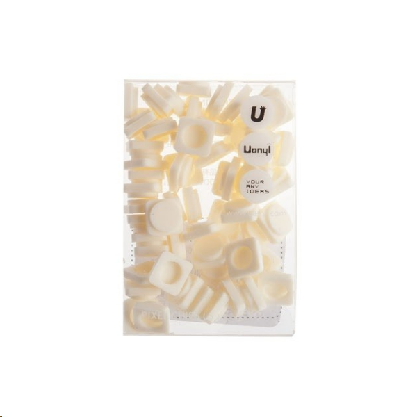 Pixel chip color blanco pixel bags