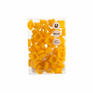 Pixel chip color amarillo pixel bags