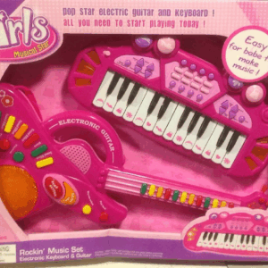 Teclado y guitarra musical girl import