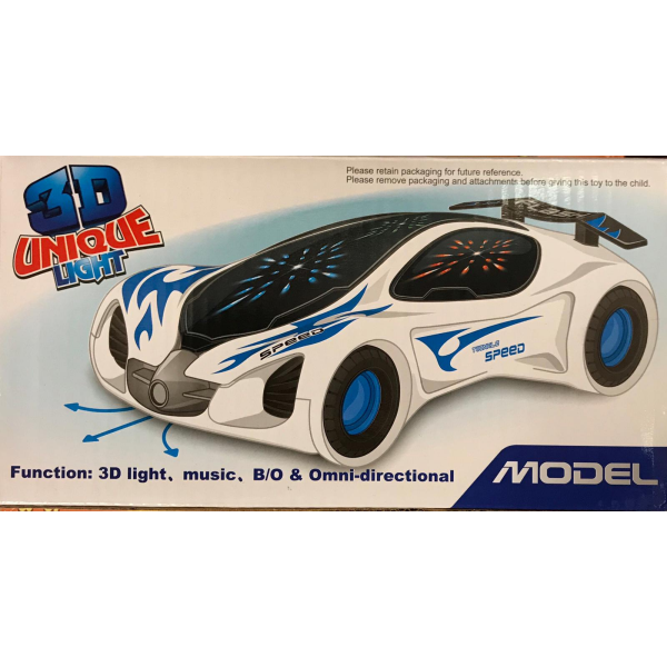 Coche salva obstaculos con luz