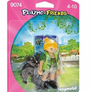 Cuidadora con bebe gorila playmobil 9074