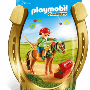 Jinete con poni flor playmobil 6968