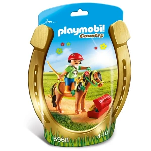 Jinete con poni flor playmobil 6968