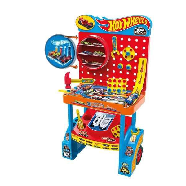 Garaje y banco de herramientas hot wheels