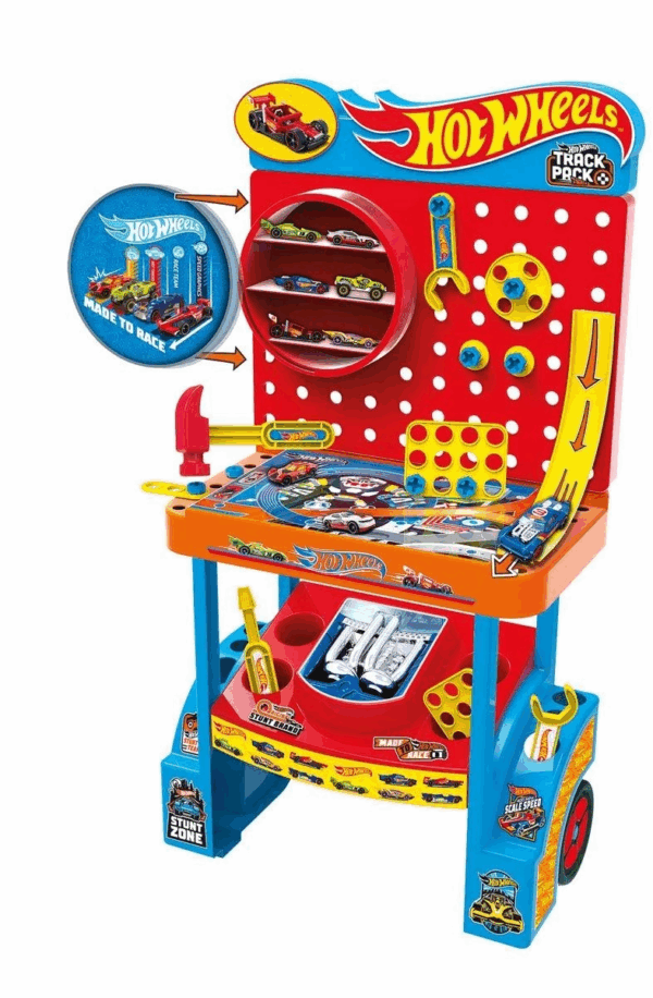 Garaje y banco de herramientas hot wheels