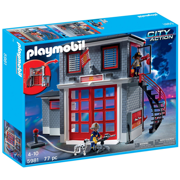 Estacion de bomberos playmobil 5981