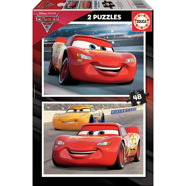 Puzzle 2x48 cars educa 17177