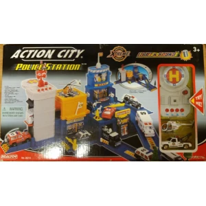 Estacion de policia action city 2 vehiculos boys toys