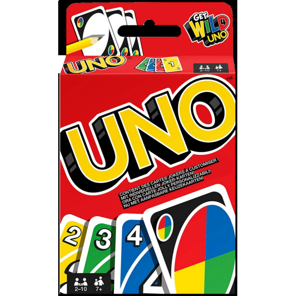 Uno wild juego de cartas mattel