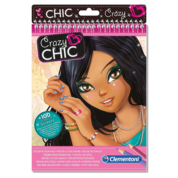 Crazy chic decora tus uñas clementoni