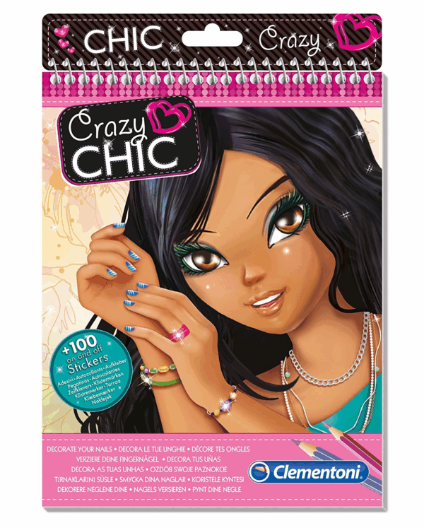 Crazy chic decora tus uñas clementoni