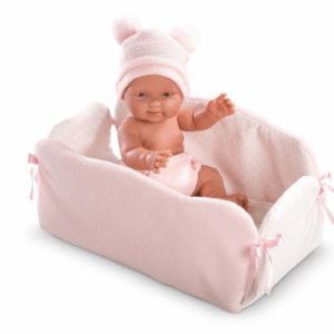 Bebita 27 cm cuna cambiador llorens