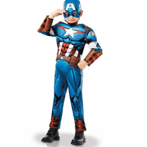Disfraz capitan america musculado t.m rubies