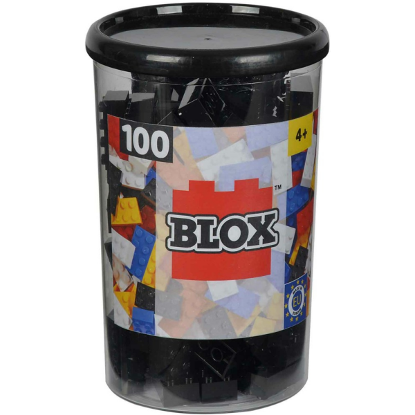 Piezas de construccion blox negro 100 pzs