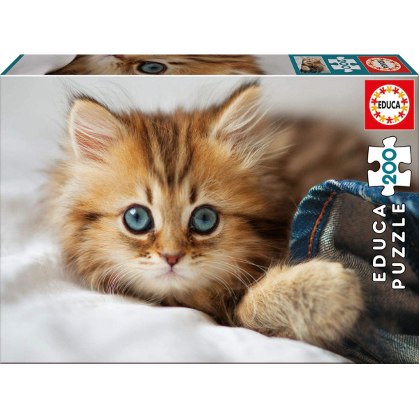 Puzzle 200 gatito educa 17154