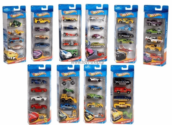 Hot Wheels Pack 5 coches Surtidos Mattel (se envia de forma aleatoria)