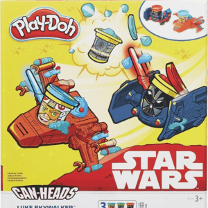 Luke skywalker & darth vader can heads star wars play doh hasbro